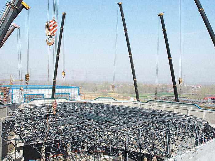 海门网架高空滑移法